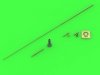 Master GM-35-017 Modern AFV Antenna AT-1011/U HF with tilt adapter RF-1980-AT-001 for KTO Rosomak and other vehicles (1:35)